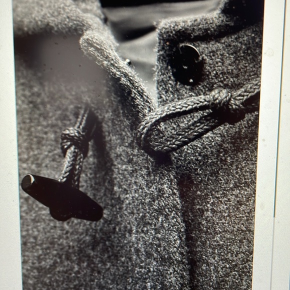 Zara wool bomber style cropped toggle coat - Picture 7 of 12